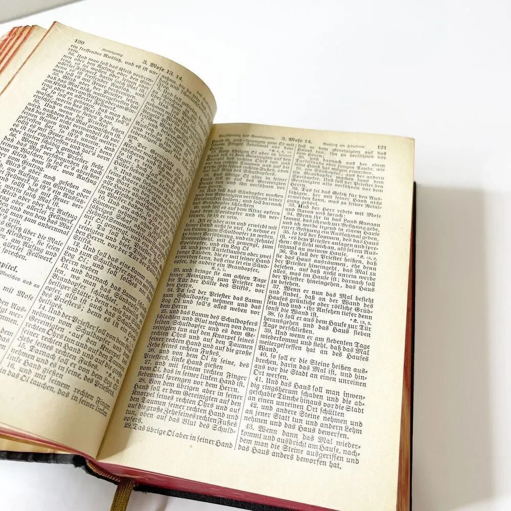 Vintage‎ Die Heilige Schrift 1951 German Language Compact Bible Martin Luther's